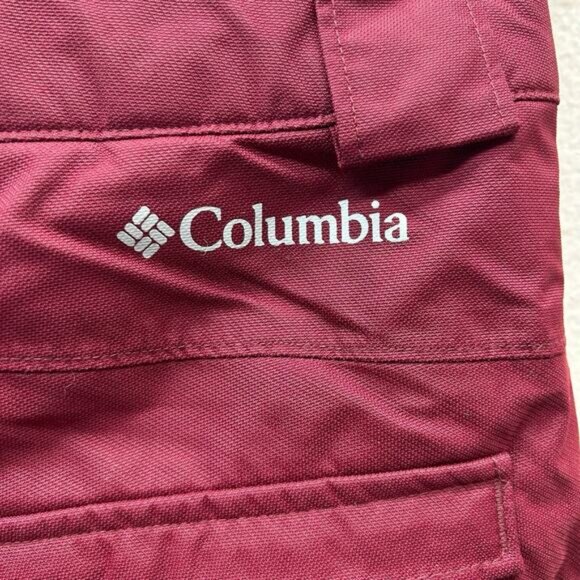 COLUMBIA Women’s Small Bugaboo Snow Pants Omni-Tech Insulated Red Winter - Picture 7 of 9